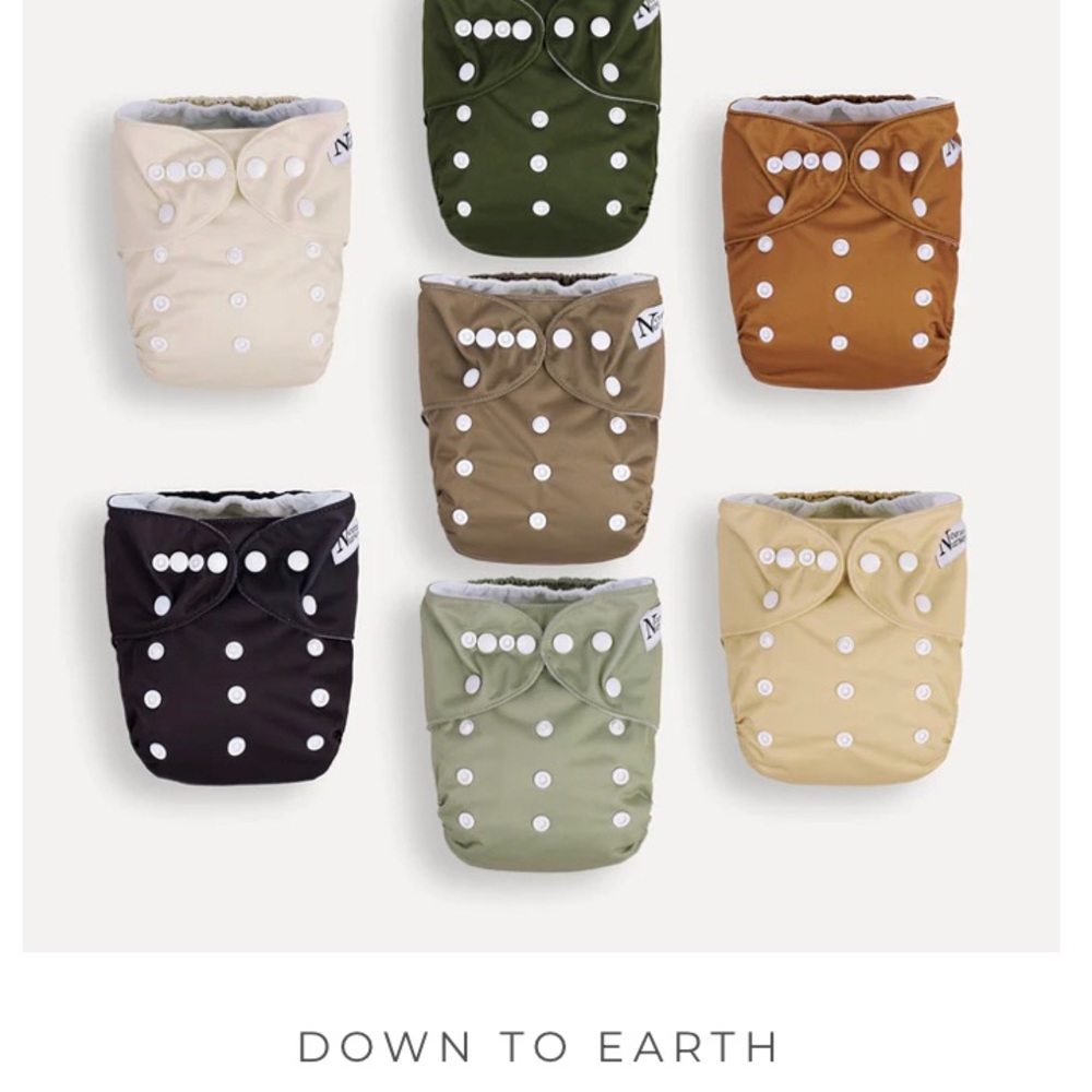 NEW Nora’s Nursery cloth diapers, inserts, and bag